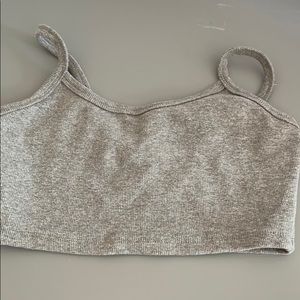 grey thick tank top
